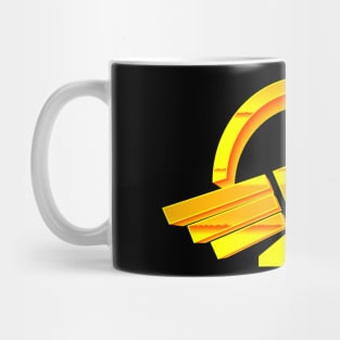 Captain Power Phoenix 3D Golden Logo Mug